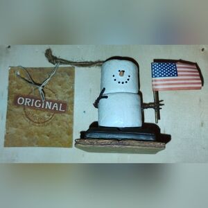 American Flag S'more Christmas Ornament Midwest of Cannon Falls Original S'mores